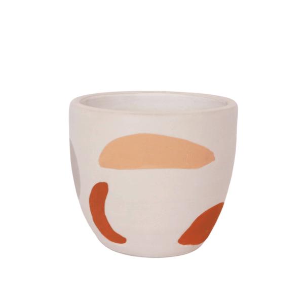 Abstract Pink & Terracotta Planter  |   Trendy Pots & Planters Pots & Planters Trendy Pots & Planters