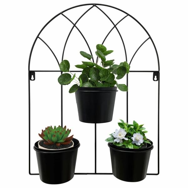 Arched 3 Pot Wall Planter  |   Wall Planters & Pots Pots & Planters Wall Planters & Pots