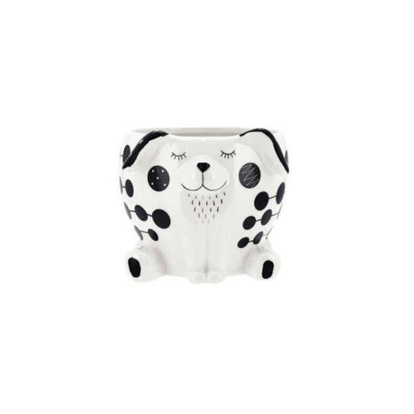 Black And White Dog Planter  |   Dog & Cat Pots Dog & Cat Pots Dog & Cat Pots