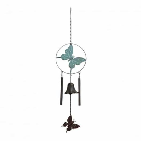 Butterfly Windchime  |   Rusted Hanging Ornaments & Indoors Rusted Hanging