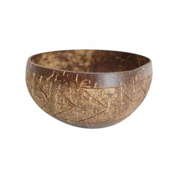 Carved Coconut Bowl – Natural  |   Tableware Homewares Tableware