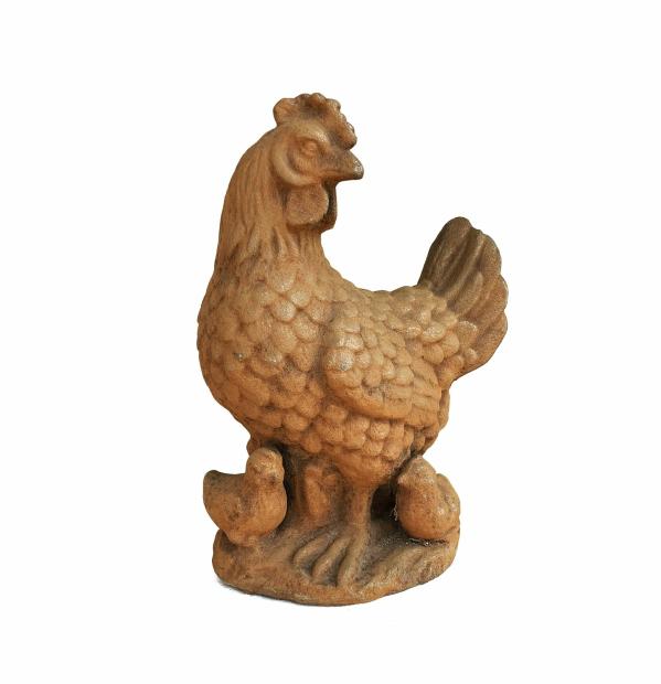 Cast Iron Chicken  |   Garden Animal Figurines Cast Iron Garden Figurines Cast Iron Garden Figurines