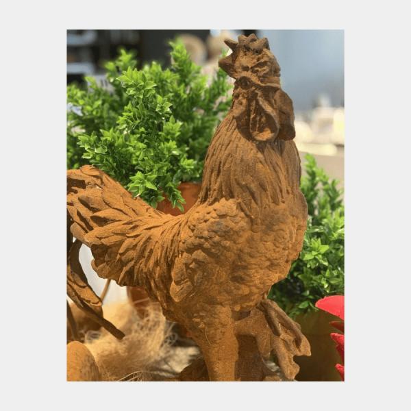 Cast Iron Rooster  |   Cast Iron Garden Figurines Cast Iron Garden Figurines Cast Iron Garden Figurines