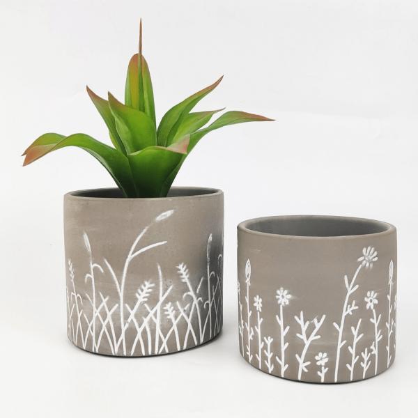 Ceramic Chalk Planter  |   Trendy Pots & Planters Pots & Planters Trendy Pots & Planters