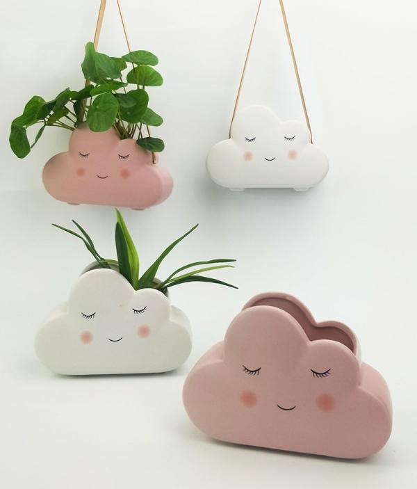 Cloud Planters – Pot/Hanging  |   Ceramic Pots & Planters Ceramic Pots & Planters Ceramic Pots & Planters