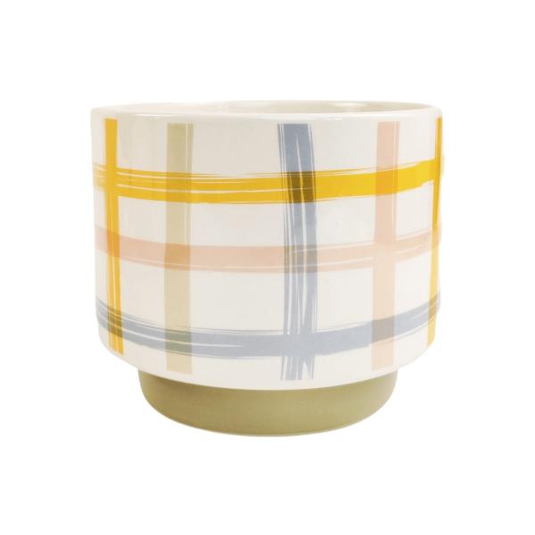 Colourful Check Planter  |   Trendy Pots & Planters Pots & Planters Trendy Pots & Planters