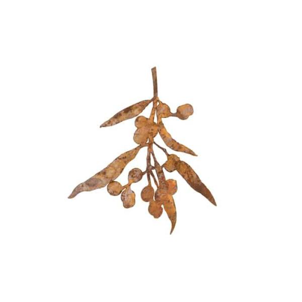 Corten Silhouette Gum Leaves (Assorted)  |   Rusted Hanging Ornaments & Indoors Rusted Hanging