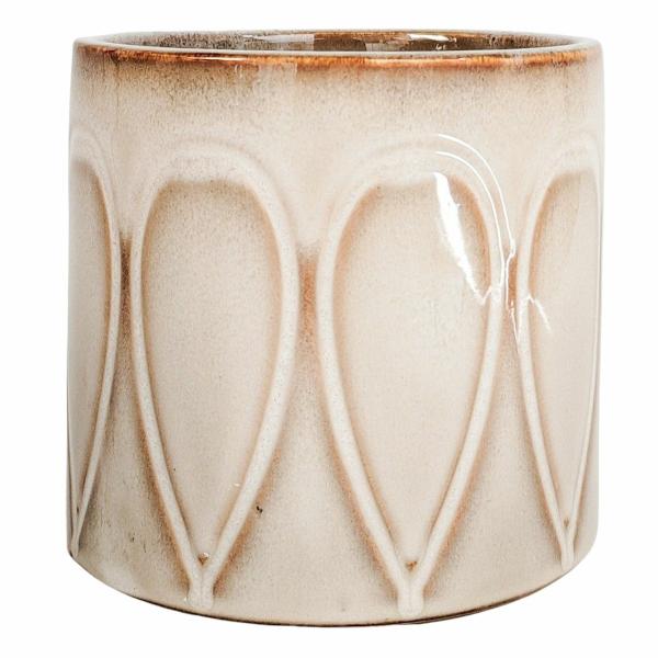 Cream Retro Swirl Planter  |   Trendy Pots & Planters Pots & Planters Trendy Pots & Planters