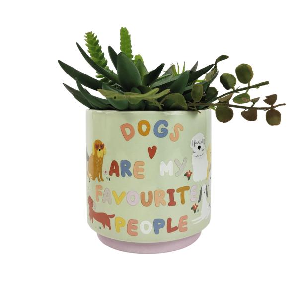 Dogs Are My Favourite Planter  |   Quirky Pots & Planters Pots & Planters Quirky Pots & Planters