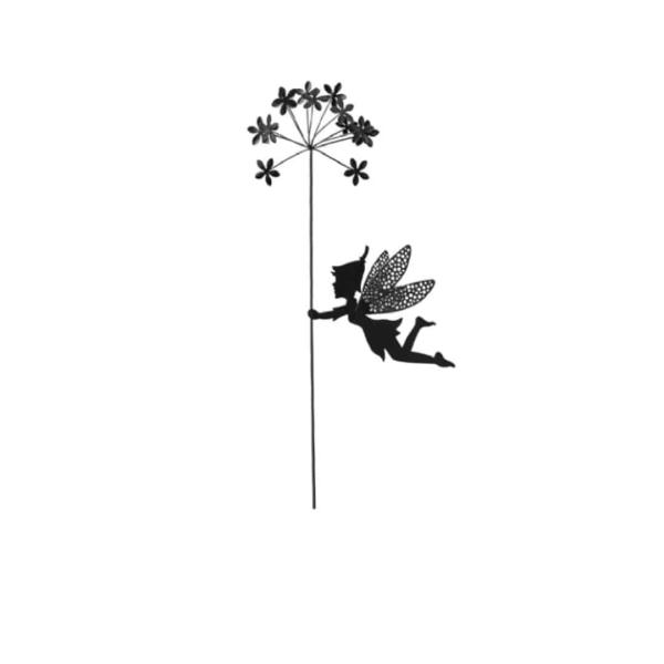 Elf In The Breeze Stake – Black  |   Fairy Garden Fairy Garden Fairy Garden