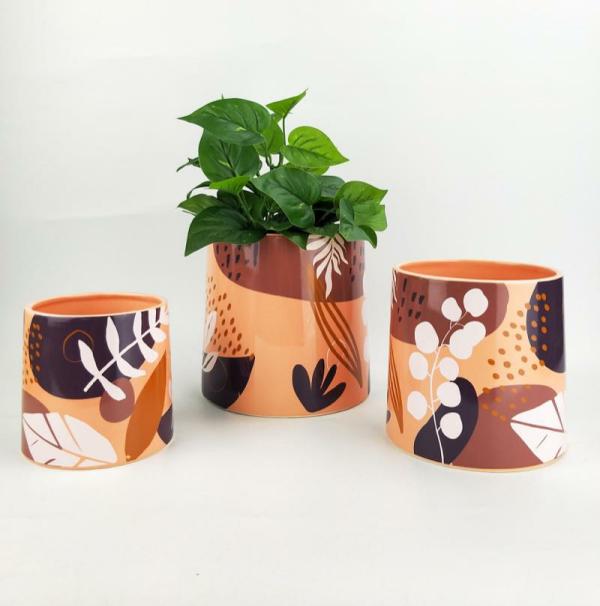 Esme Foliage Ceramic Planter  |   Ceramic Pots & Planters Ceramic Pots & Planters Ceramic Pots & Planters