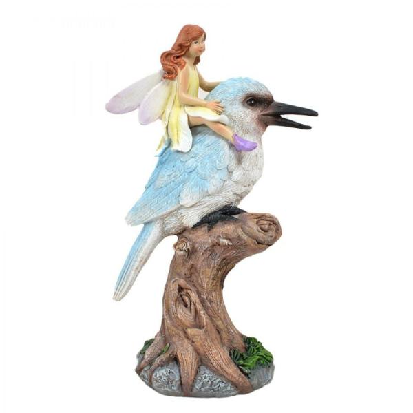 Fairy Garden Statue With Bird  |   Garden Angel & Fairy Figurines Figurines Garden Angel & Fairy Figurines