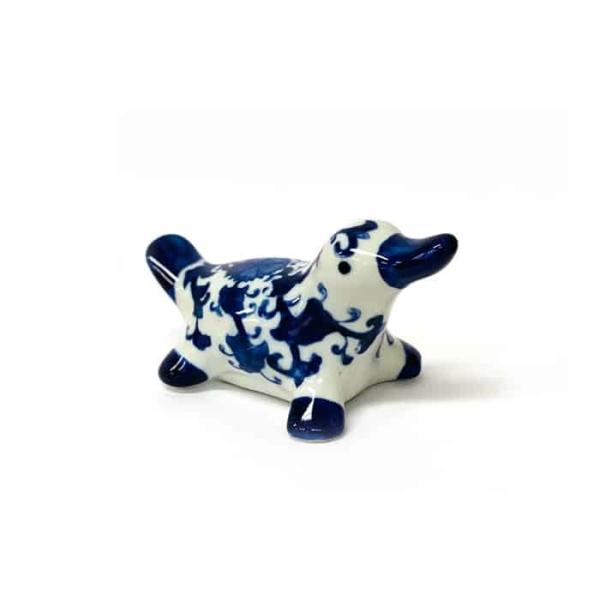 Floating Platypus – Blue/White  |   Animal Garden Ornaments Animal Garden Ornaments Animal Garden Ornaments