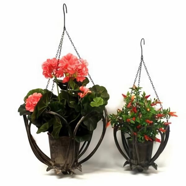 Flower Hanging Metal Planter  |   Hanging Pots & Planters Hanging Pots & Planters Hanging Pots & Planters