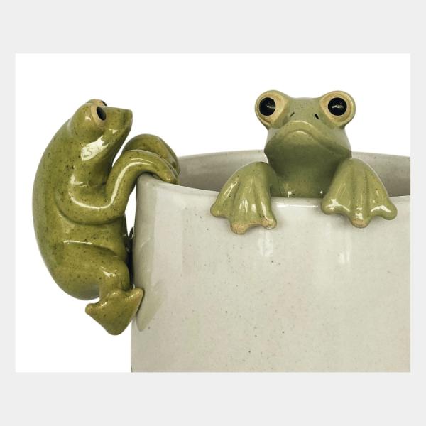 Frog Pot Hanger  |   Pot Sitters Ornaments & Indoors Pot Sitters