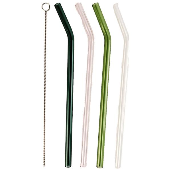 Glass Straws Set Of 4  |   Accessories Accessories Accessories