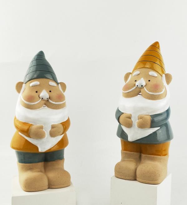 Gnome Statue  |   Ceramic Garden Ornaments Ceramic Garden Ornaments Blue