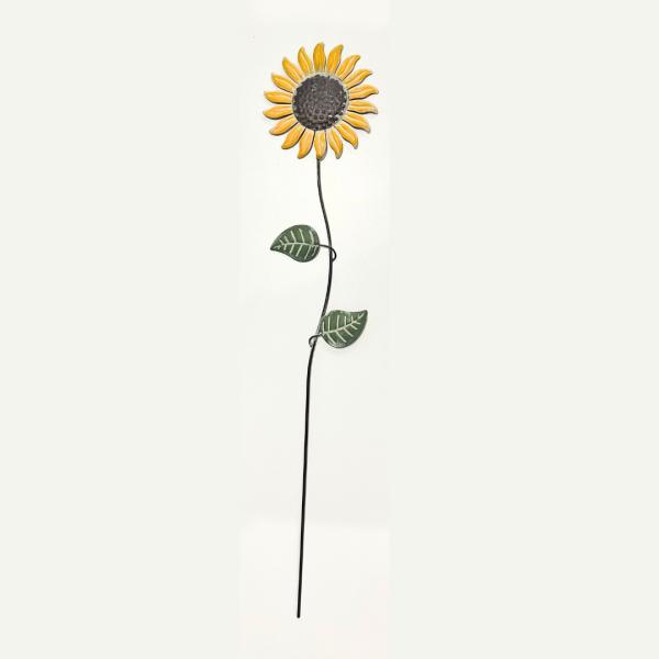 Handpainted Decorative Sunflower Stake – Small  |   Decorative Garden Stakes Decorative Garden Stakes Decorative Garden Stakes