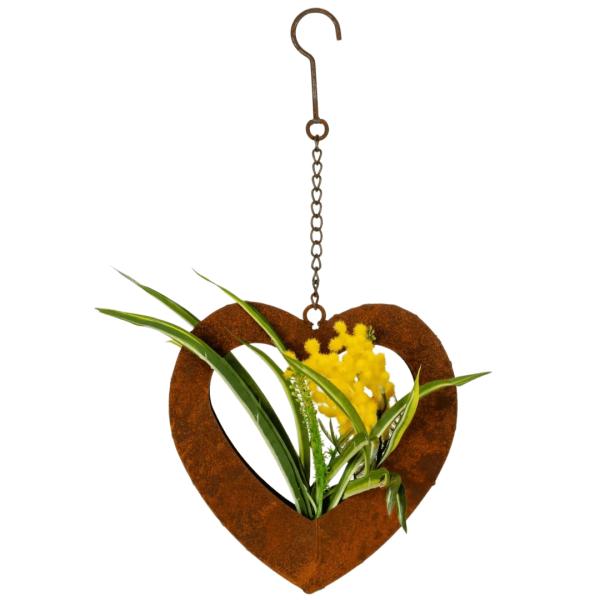 Hanging Heart Planter  |   Rustic Pots & Planters Hanging Pots & Planters Hanging Pots & Planters