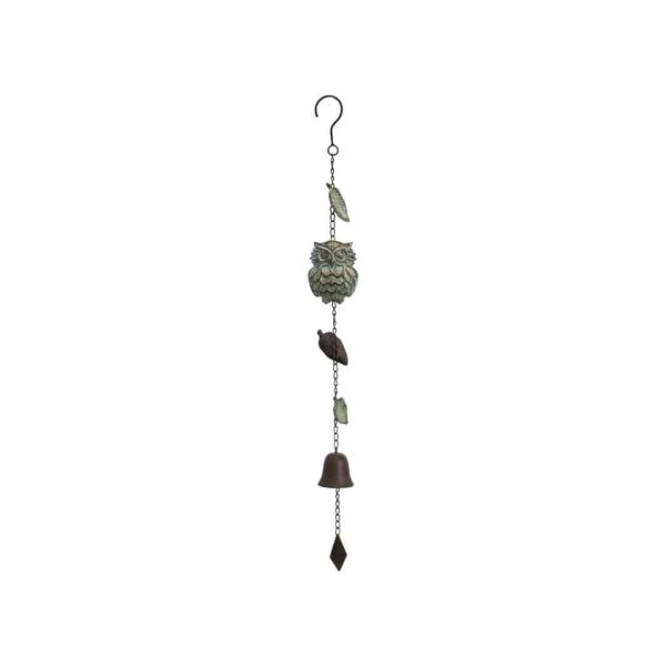 Hanging Owl Bell Chime  |   Wind Chimes Garden Decor Wind Chimes