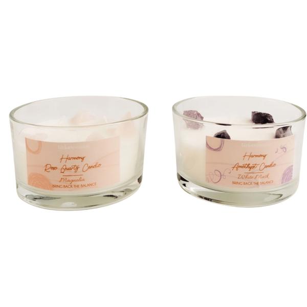 Large Crystal Candle  |   Candles & Gifts Candles & Gifts Amethyst