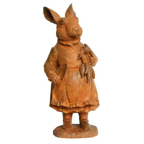 (Large) Willow Mother Rabbit Cast Iron  |   Cast Iron Garden Figurines Cast Iron Garden Figurines Cast Iron Garden Figurines