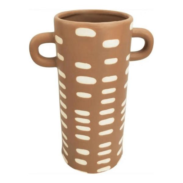 Lydia Spotted Vase  |   Ceramic Pots & Planters Ceramic Pots & Planters Beige