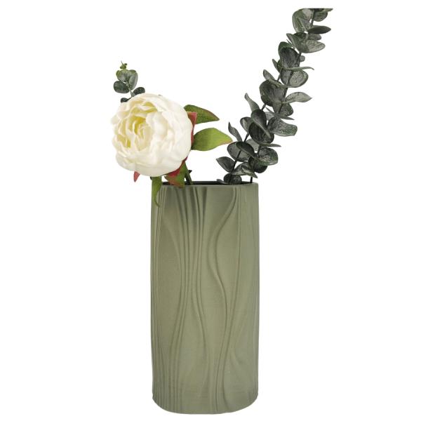 Marlow Ripple Vase – Green  |   Ceramic Homeware Ceramic Homeware Ceramic Homeware