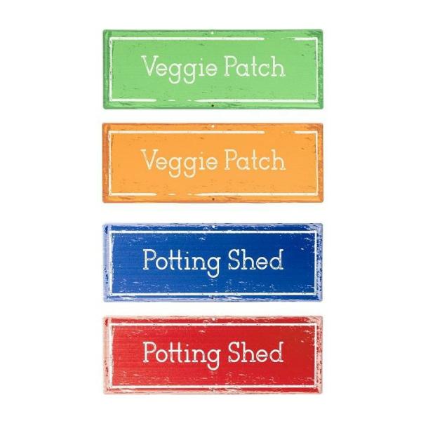 Mixed Garden Signs – Various Styles  |   Garden Signs & Labels Garden Decor Garden Signs & Labels