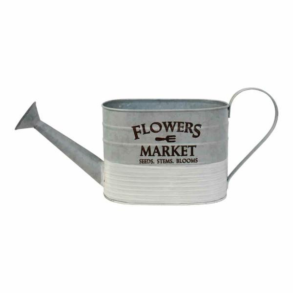 Oval Watering Can – Flowers Market  |   Rustic Pots & Planters Pots & Planters Rustic Pots & Planters