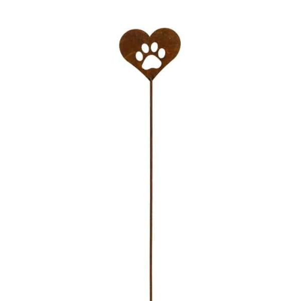 Paw Print Rustic Garden Stake  |   Animal Garden Stakes Animal Garden Stakes Animal Garden Stakes