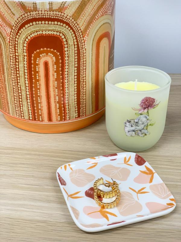 Peach Trinket Dish  |   Ceramic Homeware Candles & Gifts Candles & Gifts