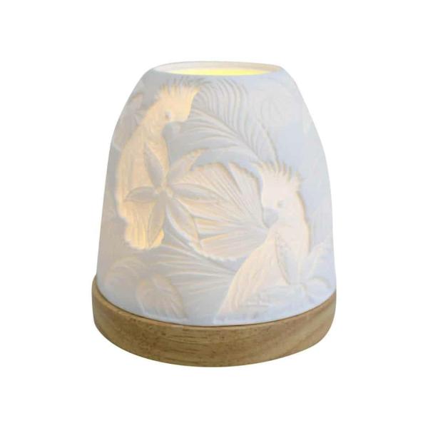 Porcelain Dome Tealight Holder – Tropical  |   Candles & Gifts Candles & Gifts Candles & Gifts