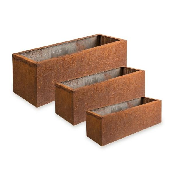 Rectangle Planters Set/3  |   Rustic Pots & Planters Pots & Planters Rustic Pots & Planters