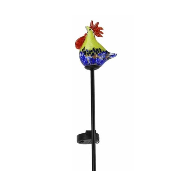 Rooster Solar Light Stake  |   Decorative Garden Stakes Decorative Garden Stakes Decorative Garden Stakes