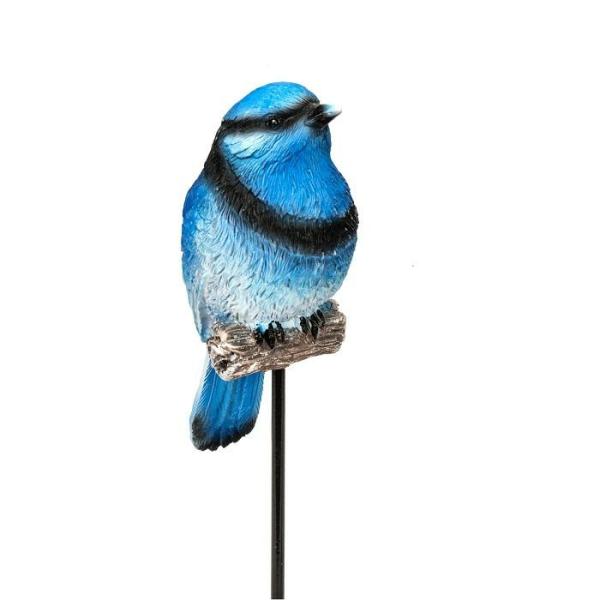 Royal Blue Bird On Stick  |   Bird Garden Ornaments Animal Garden Ornaments Animal Garden Ornaments