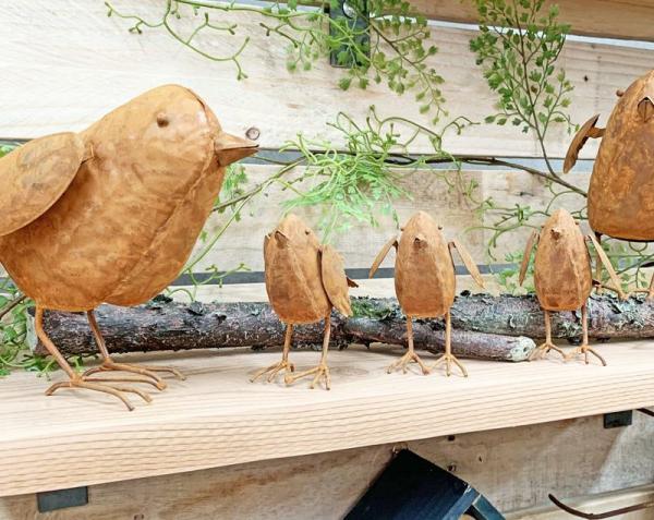 Rust Birdee  |   Rusted Animal Ornaments Animal Garden Ornaments Animal Garden Ornaments