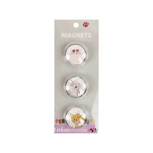 S/3 Perfect Cat Magnets  |   Accessories Accessories Accessories