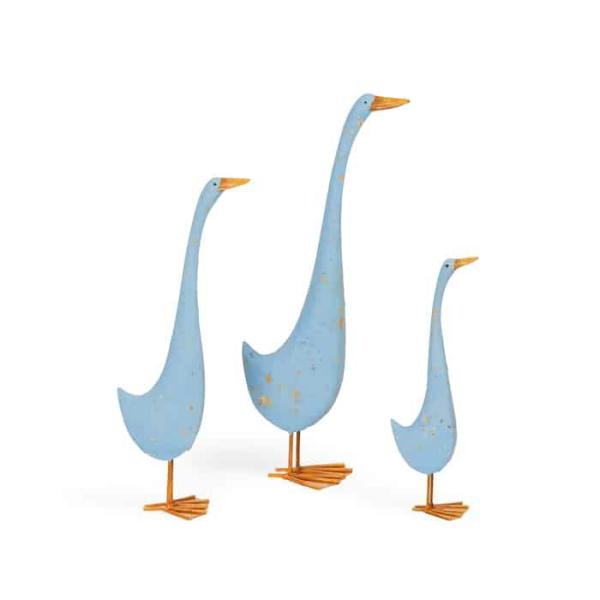 Set 3 Tall Ducks – Blue  |   Duck & Chicken Garden Ornaments Duck & Chicken Garden Ornaments Duck & Chicken Garden Ornaments