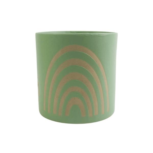 Shae Rainbow Planter (Green)  |   Classic Garden Pots Classic Garden Pots Classic Garden Pots