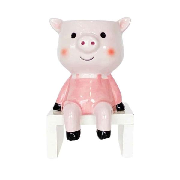 Sitting Pig Planter  |   Animal Planters Animal Planters Animal Planters