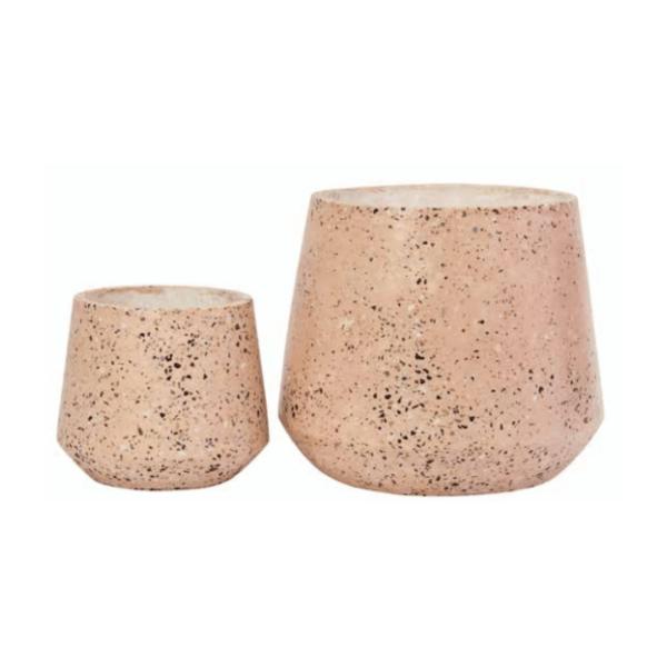 Terrazzo Pots (Peach)  |   Classic Garden Pots Classic Garden Pots Classic Garden Pots