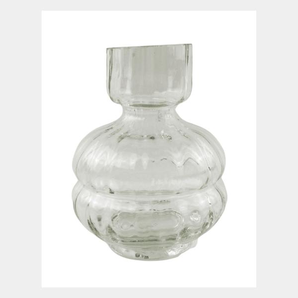 Tommy Squat Glass Vase – Clear  |   Accessories Accessories Accessories