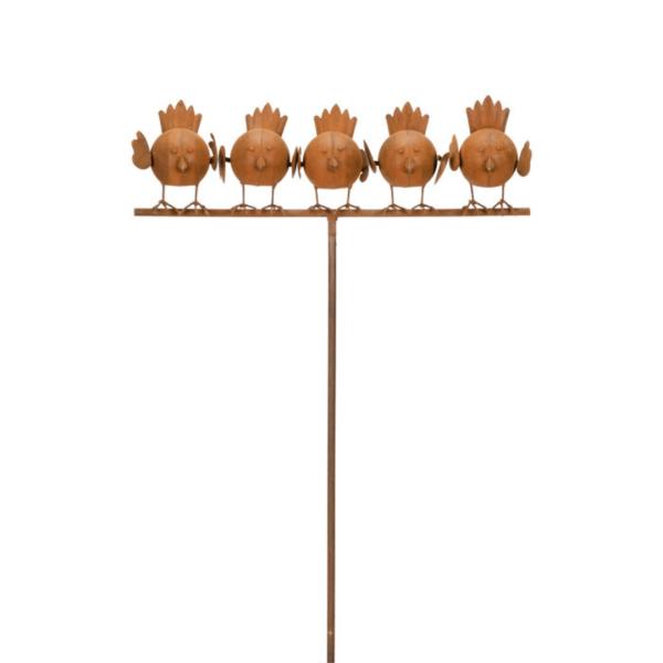 Tweety Birds On Perch  |   Bird Garden Ornaments Animal Garden Stakes Animal Garden Stakes