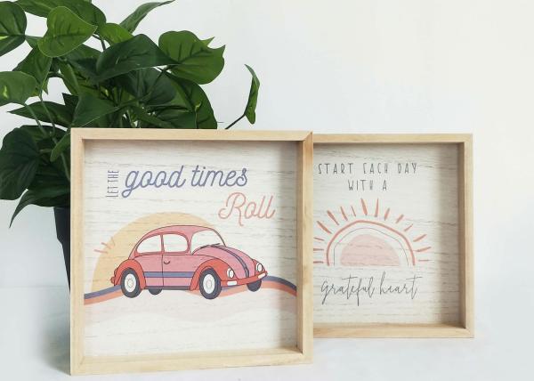 Wall Art Good Times/Rainbow Frame  |   Outdoor Decor Garden Decor Outdoor Decor