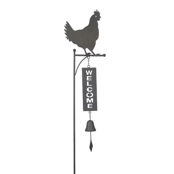 Welcome Rooster Chime  |   Garden Signs & Labels Garden Decor Garden Signs & Labels