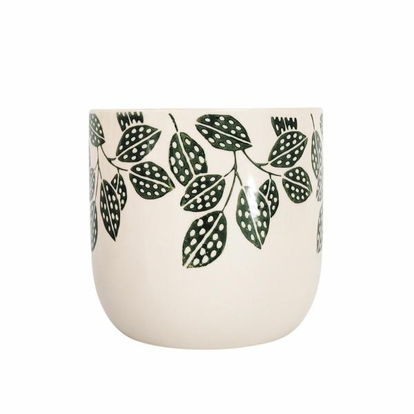 White & Green Branch Planter  |   Trendy Pots & Planters Pots & Planters Trendy Pots & Planters