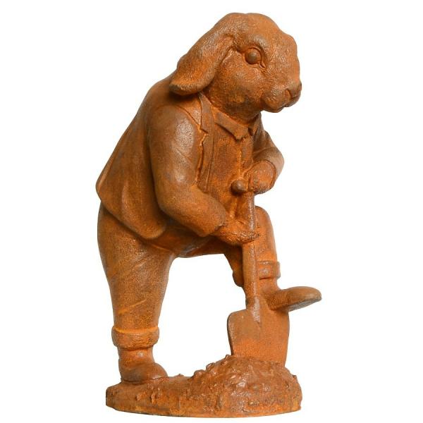 Willow Digging Rabbit – Cast Iron  |   Cast Iron Garden Figurines Cast Iron Garden Figurines Cast Iron Garden Figurines