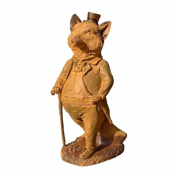 Willow Fox – Cast Iron  |   Garden Wind In The Willows Figurines Figurines Garden Wind In The Willows Figurines