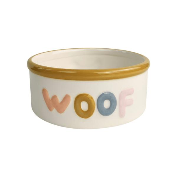 Woof Dog Bowl  |   Dog & Cat Pots Pots & Planters Dog & Cat Pots